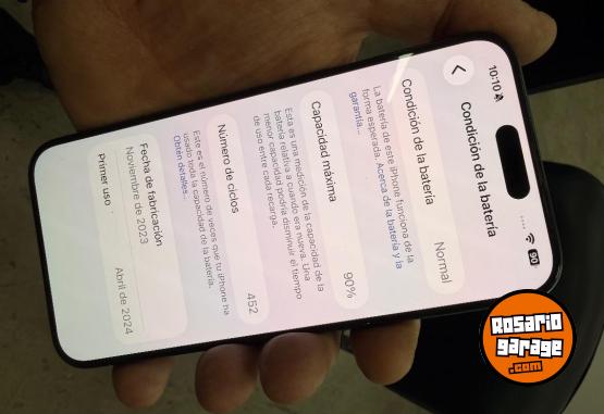 Telefon�a - IPhone 15 Pro Max - 256 gb - En Venta