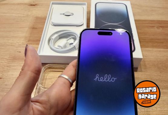 Telefonía - iPhone 14 Pro lila 128gb excelente estado - En Venta