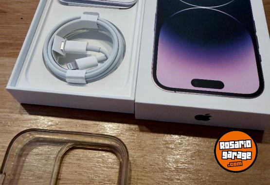 Telefonía - iPhone 14 Pro lila 128gb excelente estado - En Venta