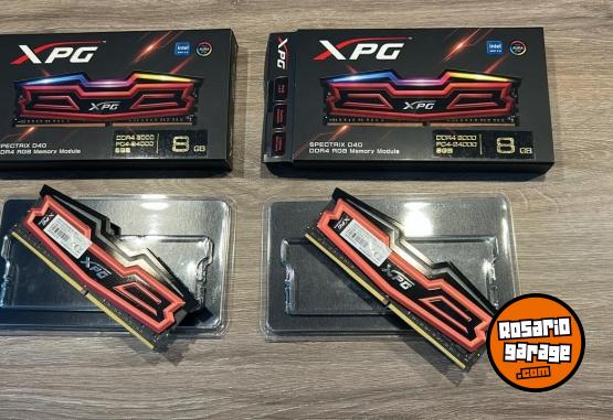 Informática - KIT MEMORIA RAM 16GB (2X8) XPG AURA SYNC DDR4 3200MHZ - En Venta