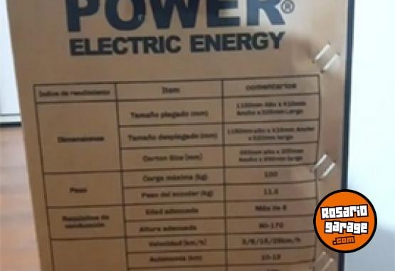 Otros - Monopat�n El�ctrico Black Power R32 - En Venta