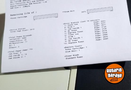 Inform�tica - Oportunidad. Impresora Laser Brother hl1210w - En Venta