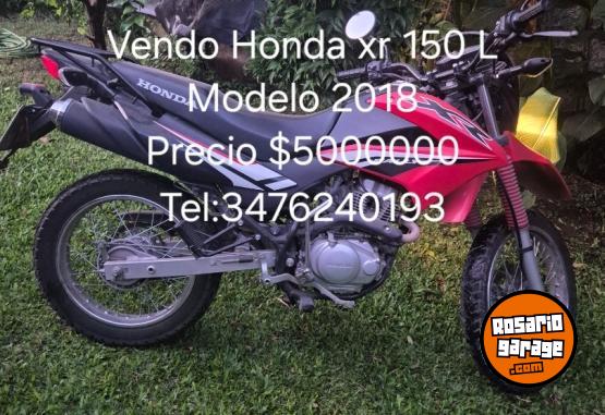 Motos - Honda XR 150 L 2018 Nafta 34000Km - En Venta