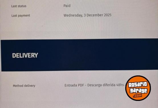 Otros - Entradas Robert Plant Grand Rex Bs As - En Venta