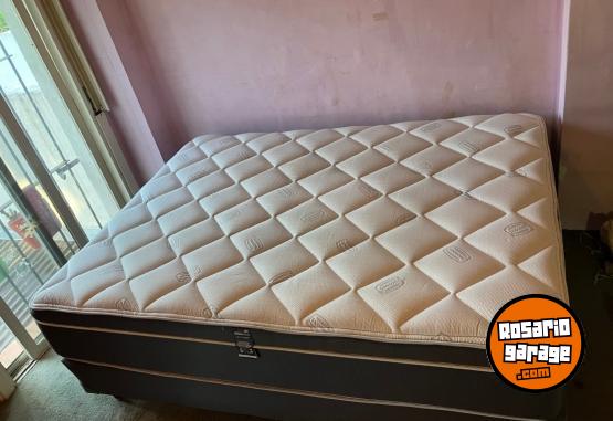 Hogar - Colch�n + Sommier Simmons BeautySleep 140x190 � Casi nuevo - En Venta
