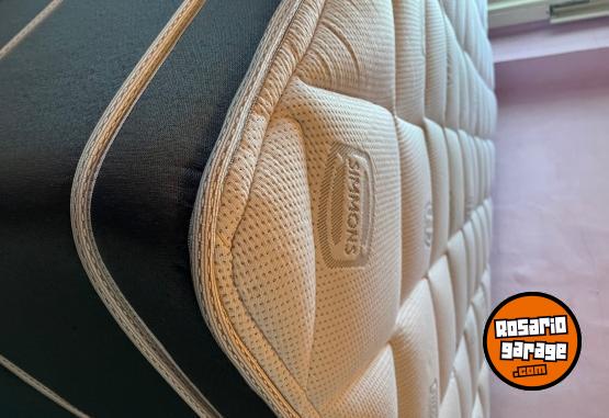 Hogar - Colch�n + Sommier Simmons BeautySleep 140x190 � Casi nuevo - En Venta