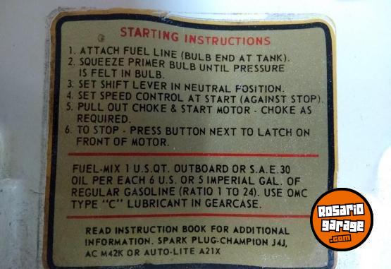 Otros (N�utica) - Johnson Super Seahorse 33 LIQUIDO - En Venta