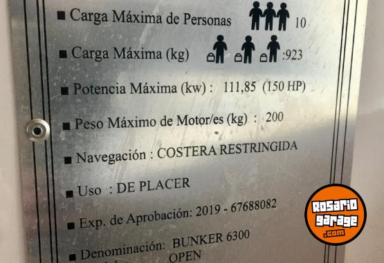 Embarcaciones - Lancha Opel Bunker - En Venta