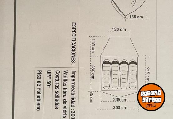 Deportes - CARPA DOITE SUNTERRA EXR4 NUEVA - En Venta
