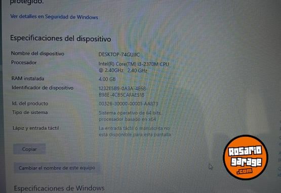 Inform�tica - Notebook Sony VAIO Intel i3 4GB - En Venta