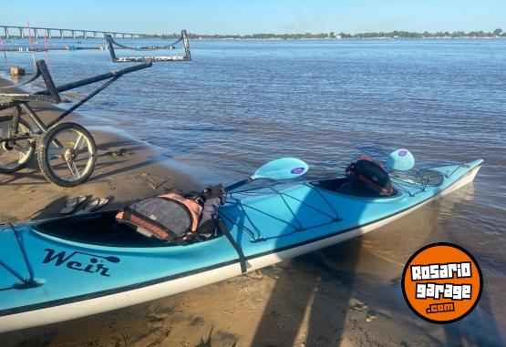 Deportes Náuticos - Kayak doble Weir 2 de Enero - poco uso- chaleco y pala - muy estable ideal para principiantes - En Venta