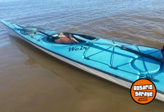 Deportes Náuticos - Kayak doble Weir 2 de Enero - poco uso- chaleco y pala - muy estable ideal para principiantes - En Venta