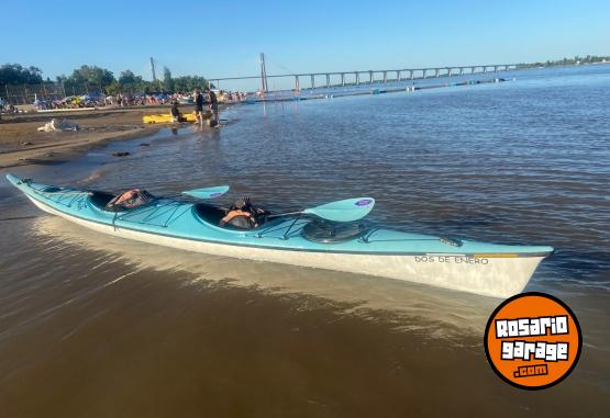 Deportes Náuticos - Kayak doble Weir 2 de Enero - poco uso- chaleco y pala - muy estable ideal para principiantes - En Venta