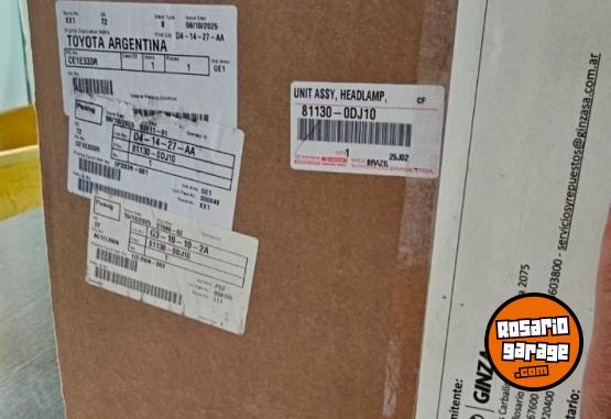 Accesorios para Autos - Óptica derecha Toyota Yaris con lupa original - En Venta