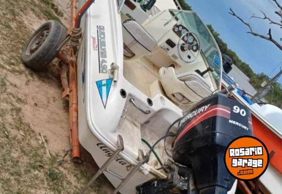 Embarcaciones - Lancha Quicksilver 490 C/Mercury 90 - En Venta
