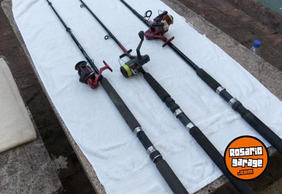 Deportes N&aacute;uticos - Juego ca�as de pescar con reels - En Venta