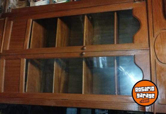 Hogar - vitrina biblioteca nogal y baiut leo ofertas coherentes - En Venta