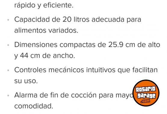 Hogar - Microondas 20 litros - En Venta