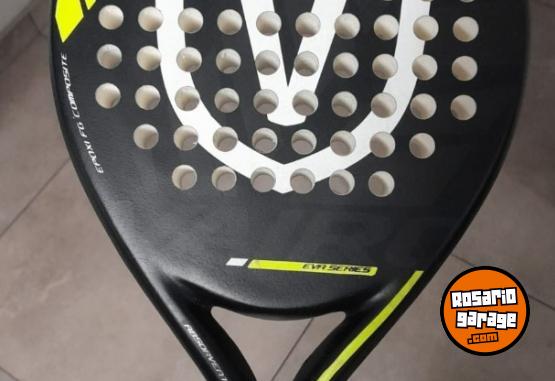 Deportes - Paleta De Padel Vairo Eva Razor Color Negro/amarillo - En Venta