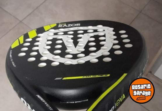 Deportes - Paleta De Padel Vairo Eva Razor Color Negro/amarillo - En Venta