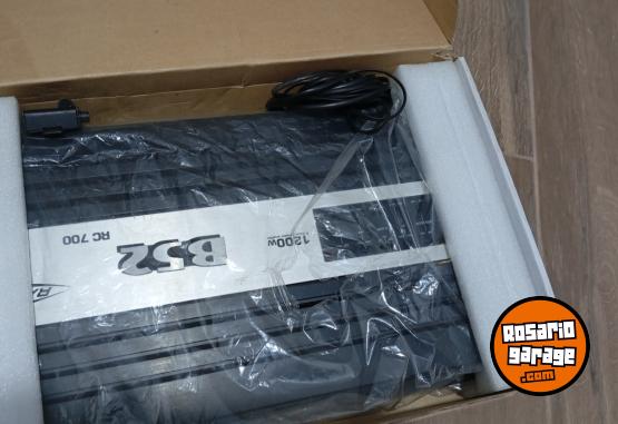 Accesorios para Autos - Potencia 4 Canales 1200W c/woofer y cables. TODO IMPECABLE!! - En Venta