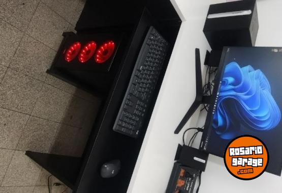 Informática - PC gamer + monitor Samsung gamer 22" + teclado y mouse inalámbricos logi + Home Theater - En Venta