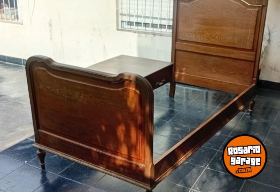 Hogar - CAMA 1 PLAZA Y MEDIA ANTIGUA - MADERA MACIZA - ZONA SUR . SIN PARRILLA. - En Venta