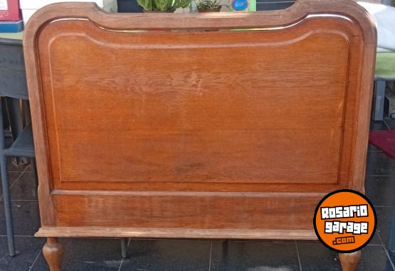 Hogar - CAMA 1 PLAZA Y MEDIA ANTIGUA - MADERA MACIZA - ZONA SUR . SIN PARRILLA. - En Venta
