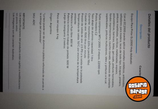 Herramientas - Maquina para pintar Adiabatic ec2000 - En Venta