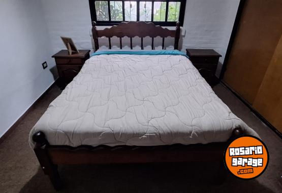 Hogar - Juego dormitorio algarrobo completo - En Venta