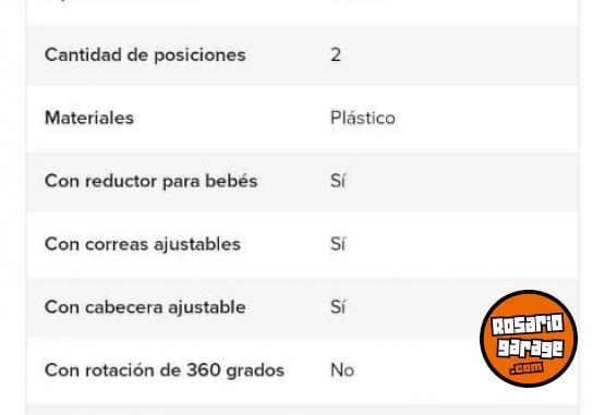 Artículos para bebé - Butaca de bebe Love hasta 18kg - En Venta