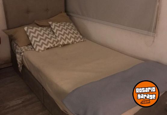Hogar - Cama cajonera con respaldar. - En Venta