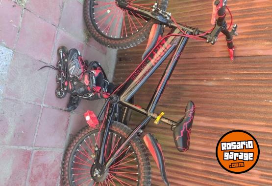 Deportes - Bicicleta rodado 16 + roller - En Venta