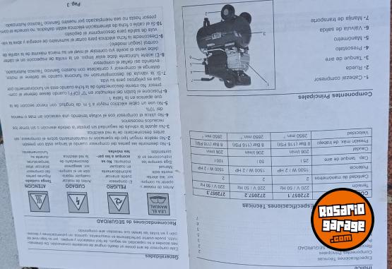 Herramientas - Compresor BTA 2hp 50litros - En Venta