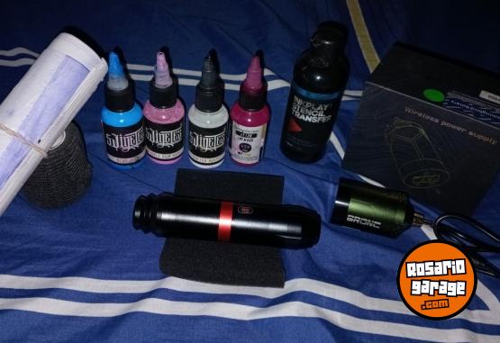 Otros - M�quina de tatuar inal�mbrica + kit completo - En Venta