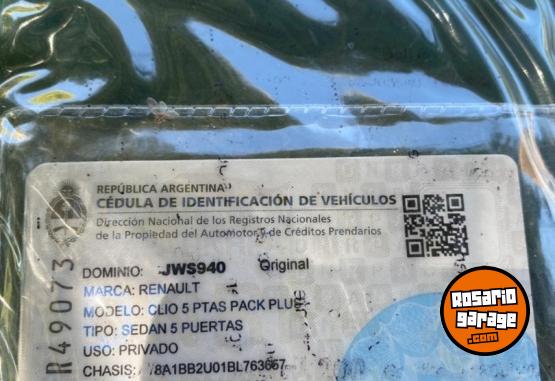 Autos - Renault Clio Pack Plus 2011 Nafta 164000Km - En Venta