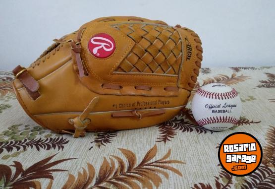 Deportes - Combo Rawlings Pro: Guante RBG4 13" + Pelota Worth Official – ¡NUEVOS / VINTAGE! - En Venta