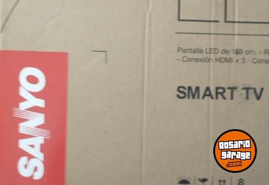 Electr�nica - Smartv Led Sanyo de 43" - En Venta