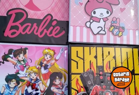 Otros - Carpetas escolares  de anime series y peliculas  2026 - En Venta