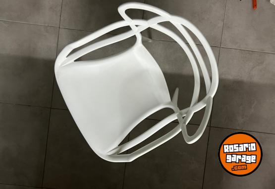 Hogar - Sillas De Comedor Garden Life Allegra X4 Color Blanco - En Venta