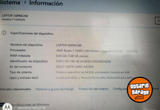 Inform�tica - Notebook LENOVO Ideapad 3 - En Venta