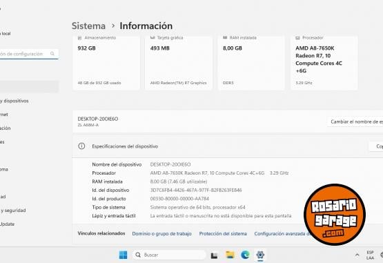 Inform�tica - Computadora De Escritorio Amd A8 7650k - En Venta