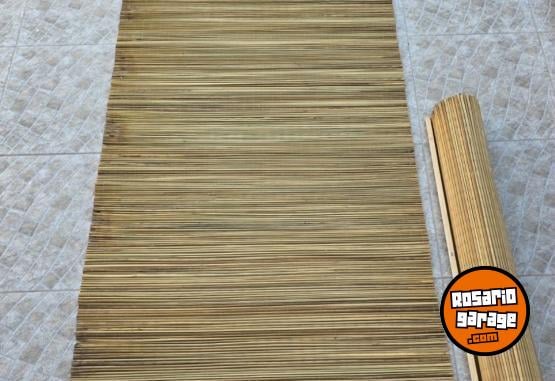 Hogar - 4 Cortinas Mimbre enrollables NUEVAS - En Venta