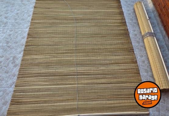 Hogar - 4 Cortinas Mimbre enrollables NUEVAS - En Venta