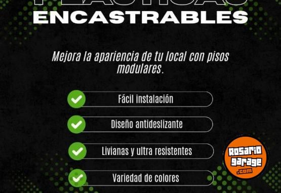 Otros - Baldosas plasticas encastrables - En Venta