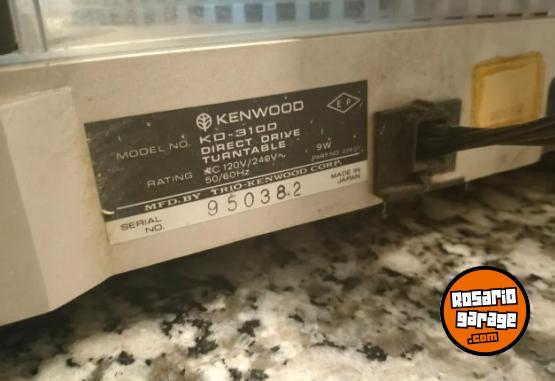 Otros - Tocadiscos Giradiscos Bandeja Kenwood Kd-3100 (Usado) - En Venta