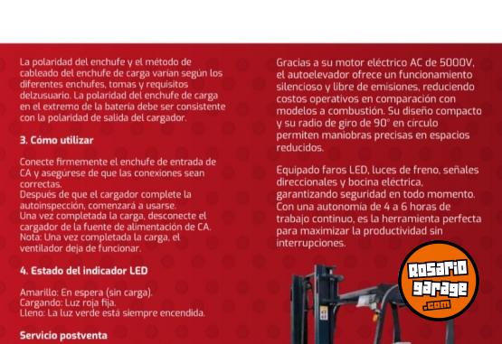 Camiones y Gr�as - Autoelevador el�ctrico de alto rendimiento ( zampi ) - En Venta