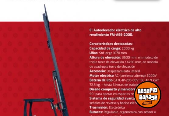 Camiones y Gr�as - Autoelevador el�ctrico de alto rendimiento ( zampi ) - En Venta