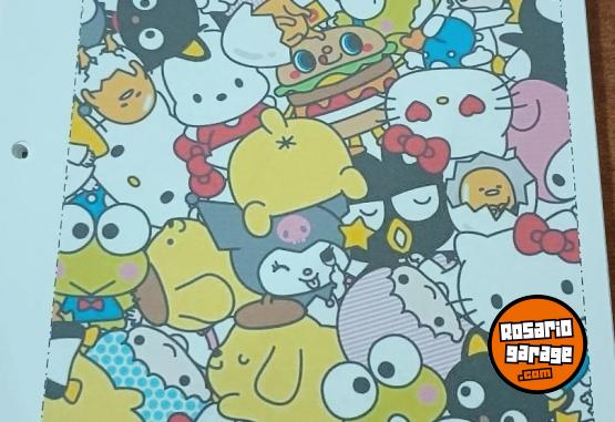 Otros - Caratulas escolares mas de 1500 diseños de anime series musica y videogames - En Venta