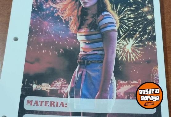 Otros - Caratulas escolares mas de 1500 diseños de anime series musica y videogames - En Venta